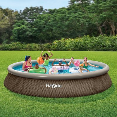 Easy Assemble Mega 9 ft. X 15 ft. Rectangular Trampoline with Fiber Flex  Enclosure System