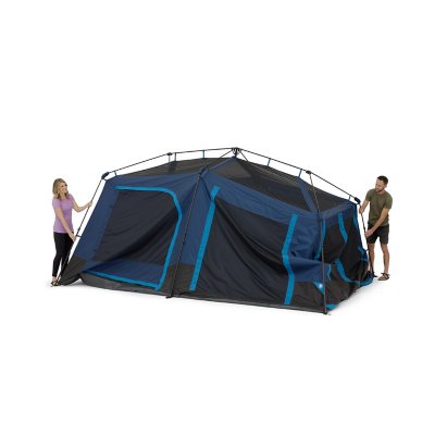 10 Person Straight Wall Cabin Tent with Full Rainfly 14' x 10' – Core  Equipment Canada