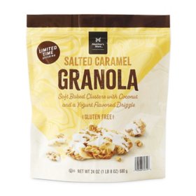Member's Mark Salted Caramel Drizzled Granola Cluster (24 oz.)