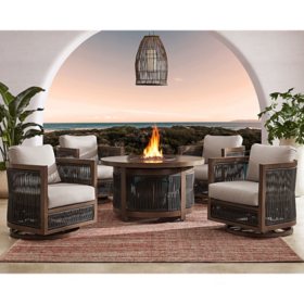 Member's Mark Ember 5-Piece Fire Pit Chat Set