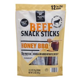 Member's Mark Honey BBQ Beef Snack Sticks (1 oz., 12 pk.)