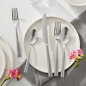 Member's Mark Stainless Steel 20 Piece Flatware Set, Choose Color