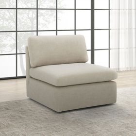 Member’s Mark Fabric Armless Chair for Modular Sofa Set, Assorted Colors