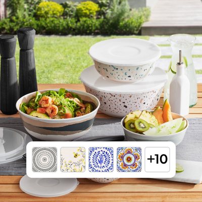 Member's Mark 10-Piece Bamboo Melamine Mixing Bowl Set