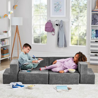 Member's Mark Kids' Convertible Explorer 2-in-1 Slide Chair - Gray