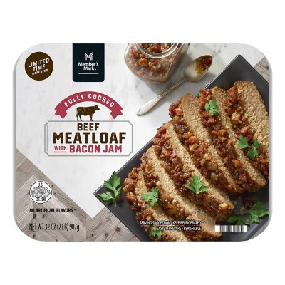 Member's Mark Beef Meatloaf with Bacon Jam Sam's Club