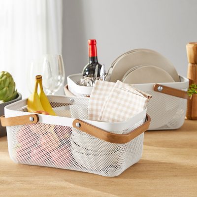 Member's Mark Handwoven Large Round Storage Basket Set (4 Pack) - Sam's Club