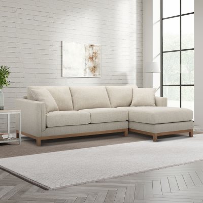 Member's Mark Sophia Modern Sofa With Light Honey Base, Tan - Sam's Club