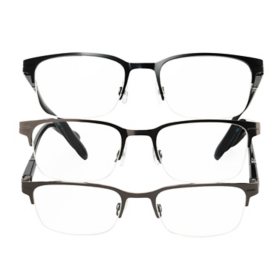 SunDown Billie Blue Blocking Glasses - Black - Readers