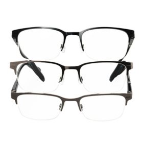 Member's Mark Semi-rimless Metal Reading Glasses (3 pack)