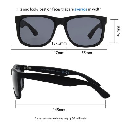 Buy Dark Romance Wayfarer Sunglasses Black For Men & Women Online