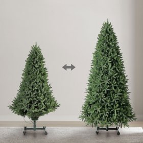 Evergreen Classics 9' 700 LED Pre-lit Grow and Stow Fir Christmas Tree