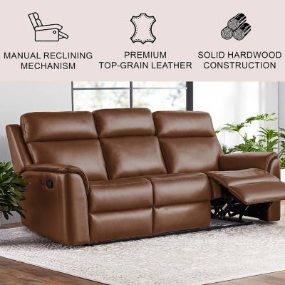 Sam's club 2025 leather recliner sofa