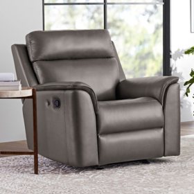 Member's Mark Lennox Leather Glider Recliner, Assorted Colors