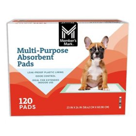 Member's Mark Multipurpose Ultra Absorbent Training Pads, 23" x 24", 120 ct.