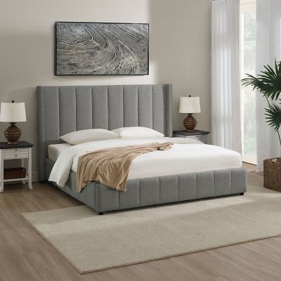 Member's Mark Harlow Upholstered Bed, Assorted Sizes & Colors - Sam's Club