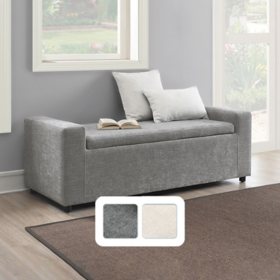 Member's Mark Harlow Upholstered Bench Ottoman, Assorted Sizes & Colors