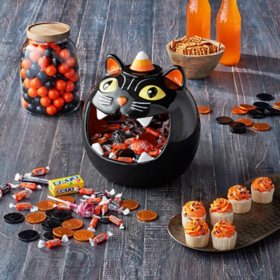 Member's Mark Halloween Ceramic Candy Bowl, Cat