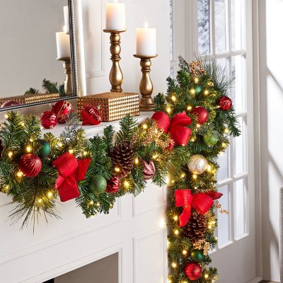 6 ft. Crystal Garland with 48 LED Lights - Sam's Club