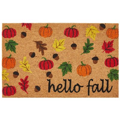 Fall Welcome Leaves, Coir Door Mat, Welcome Mat, Front Door Leaves Mat, Outdoor  Mats, Funny Leaves Doormat, Fall Welcome Mats, Coir Mats 