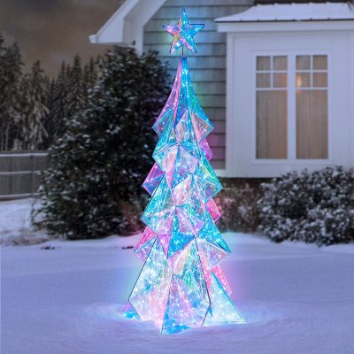 The Holiday Aisle® 12 LED Lantern With Rotating Christmas Scene, Faux  Snow, And Music