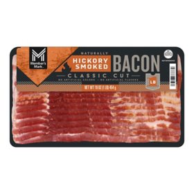 Member's Mark Naturally Hickory Smoked Bacon, 1 lb., 3 pk.