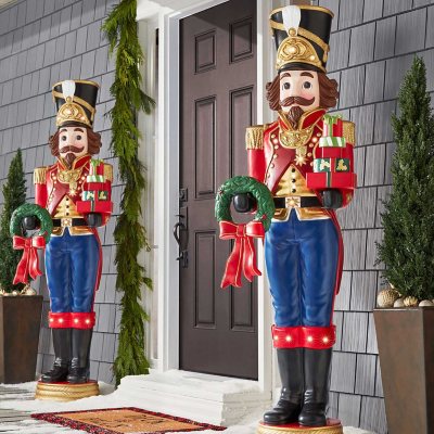 Tall on sale nutcrackers christmas