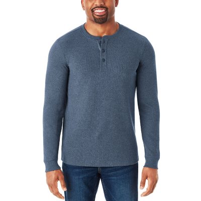 新品　Local GOLF | Henley Thermal MOCK NECK Member's Mark Men's Long Sleeve Thermal Henley - Sam's Club