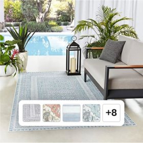 Member's Mark Everwash Willow Indoor/Outdoor Area Rug, 7'2" x 9'10"