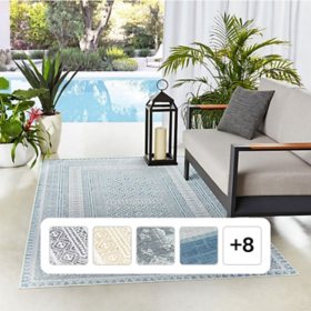 Member's Mark Everwash Willow Indoor/Outdoor Area Rug, 5' x 8'