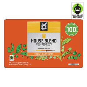 Member's Mark Medium Roast Coffee Pods, House Blend, 100 ct.