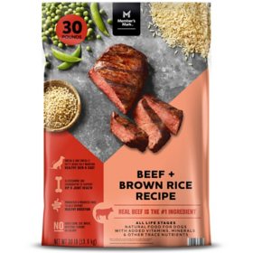 Member's Mark Beef + Brown Rice Recipe Dry Dog Food (30 lbs.)