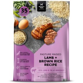 Member's Mark Pasture Raised Lamb + Brown Rice Recipe Dry Dog Food 35 lbs. 