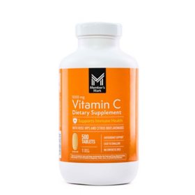 Member's Mark Vitamin C 1000 mg plus Citrus Bioflavonoids & Rose Hips Tablets 500 ct.