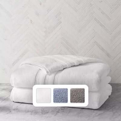 Superior Absorbent 2-Piece Cotton Bath Sheet Set