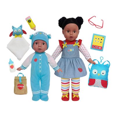 Member's Mark Sweet Siblings Back-to-School Dolls Accessories