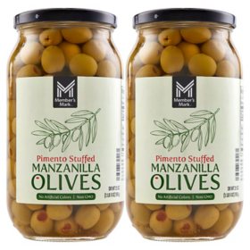 Member's Mark Pimento Stuffed Manzanilla Olives 2 pk.