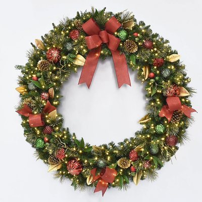 Member’s Mark Pre-Lit 60″ Decorated Wreath