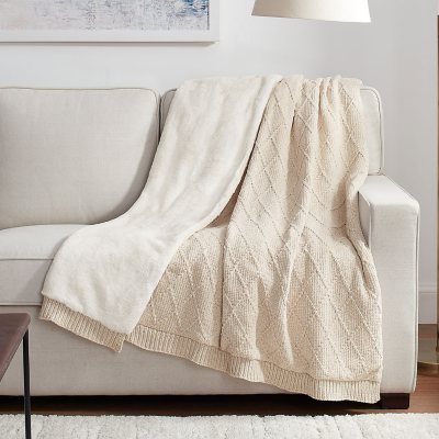 Member s Mark Chenille Faux Fur Throw 60