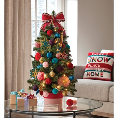 Valentines Day Decor, 2 Pack Lighted Valentine's Day Tree Tabletop