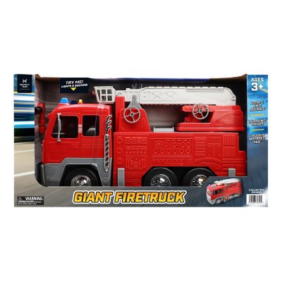 Giant fire store truck toy