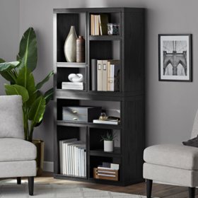 Member's Mark Greyson Collection Stackable Modular Bookcase, Charcoal