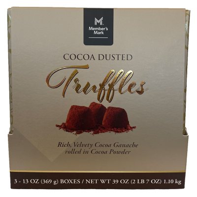 Member's Mark Cocoa Dusted Truffles, 3 pk.