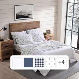 Member's Mark Flannel Sheet Set (Assorted Colors and Sizes)
