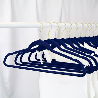 Clothes Hangers, Ivory Velvet Hangers, Slim Clothes Hanger 10 - 50