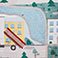 Colored Trucks, variant on Member's Mark Everwash Washable Kids' Activity Area Rug, Assorted Colors & Sizes