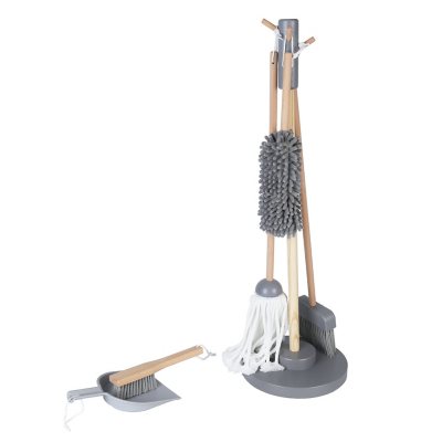 Broom, Mop, Duster, Dust Pan - Housekeeping Set, Without Stand