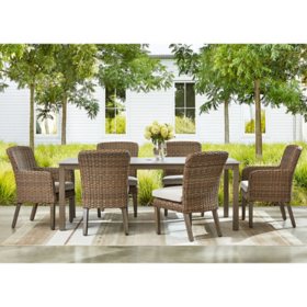 Member's Mark Brexley Dining Set with Sunbrella Fabric, 7pc