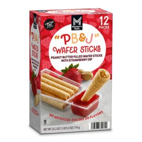 Member's Mark Peanut Butter & Jelly Wafer Sticks, 2.1 oz., 12 pk.