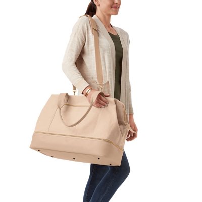 Members Mark Canvas Weekender Travel Bag -Mocha